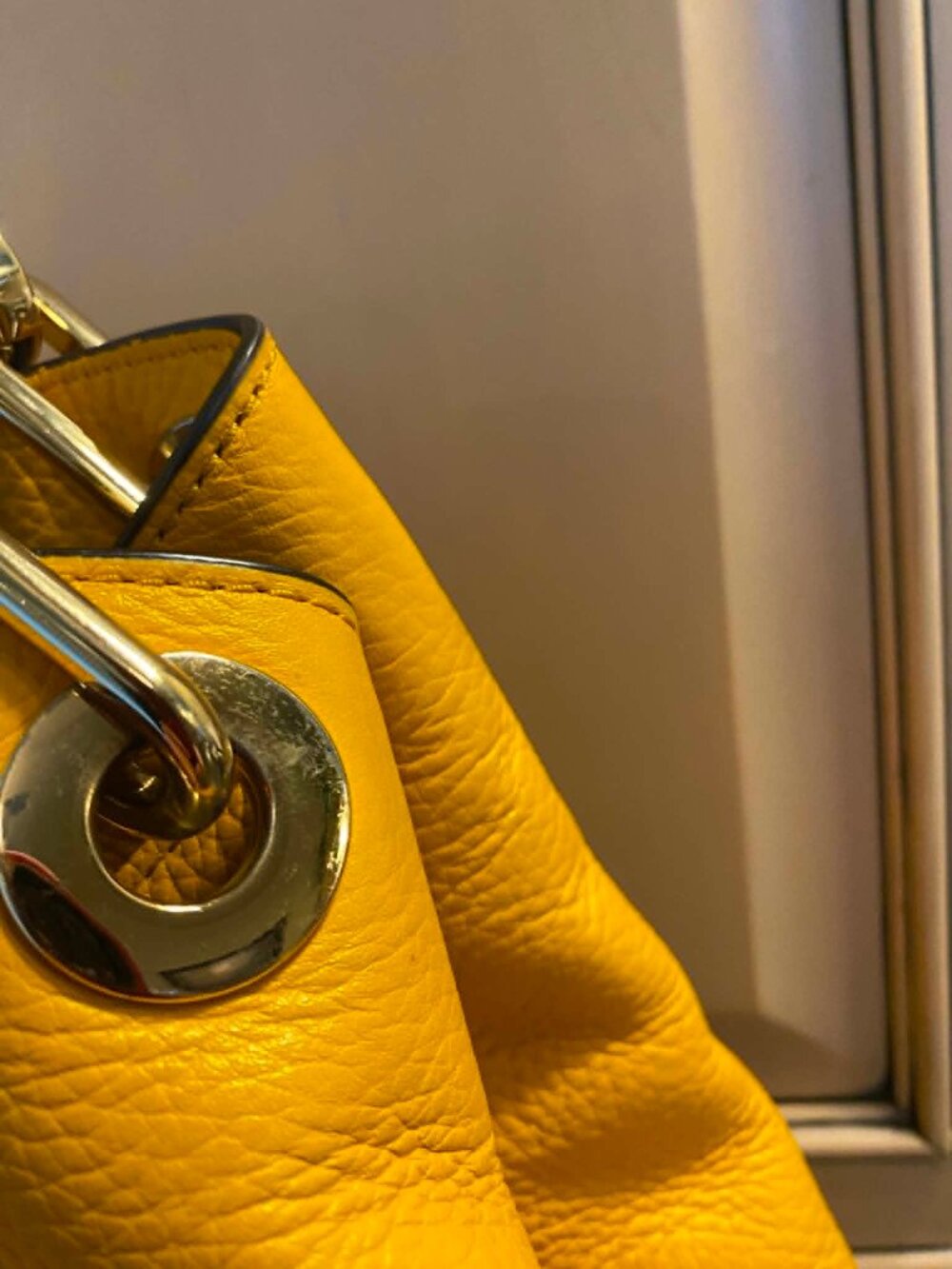 Michael Kors Raven Leather Shoulder Bag - Picture 4 of 13